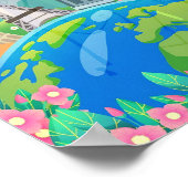 Poster Voyager dans le monde entier (Coin)