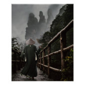 Poster Voyager dans Samurai sur un Misty Mountain Path (Devant)