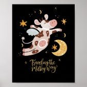 Poster voyager de la façon laiteuse (Devant)