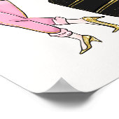 Poster Voyager de Mlle à Mme Fête des mariées Bienvenue (Coin)