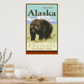 Poster Voyager en Alaska (Cuisine)