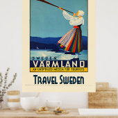 Poster Voyager en Suède (Cuisine)