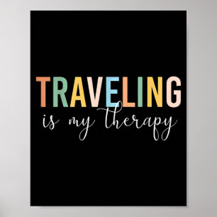 Poster Voyager est ma thérapie