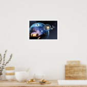 Poster Voyager - Le voyage le plus long de l'humanité (Cuisine)