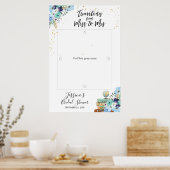 Poster Voyager Mlle à Mme Photo Prop Booth Frame (Cuisine)