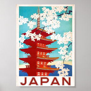 Poster Voyages au Japon