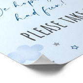 Poster Voyages d'avion Symbole d'anniversaire Favoriser (Coin)