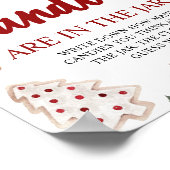 Poster Voyages de Noël Combien de bonbons Baby shower Jeu (Coin)