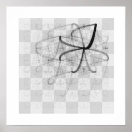 Poster Voyages de pièces d'échecs (Chevalier du Roi Noir) (Devant)