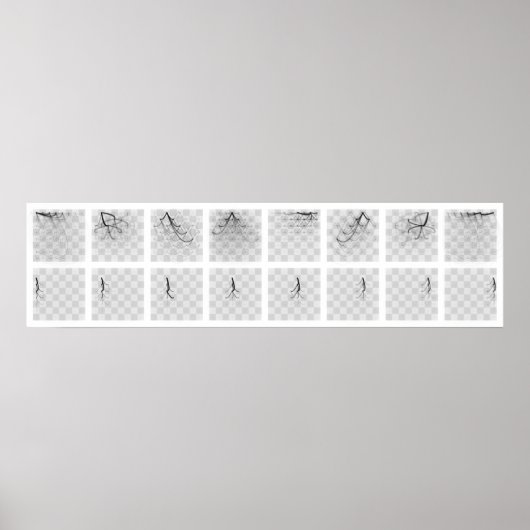 Poster Voyages de pièces d'échecs (Côté noir) (Devant)