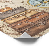 Poster Voyages intemporels Collage (Coin)