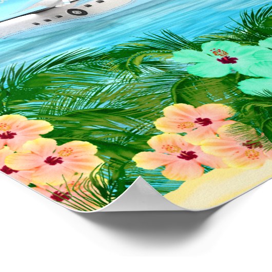 Poster Voyages tropicaux (Coin)