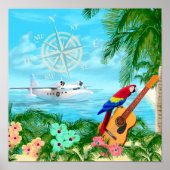 Poster Voyages tropicaux (Devant)