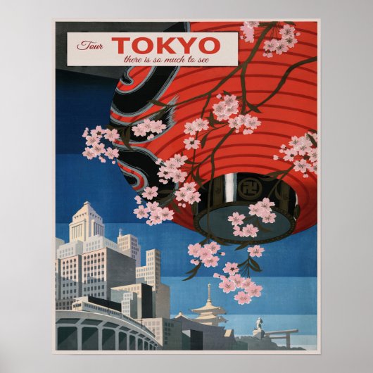 Poster Voyages vintages au Japon (Devant)