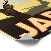 Poster Voyages vintages au Japon (Coin)