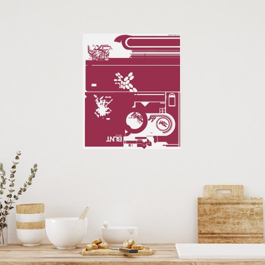 Poster voyageur (Cuisine)