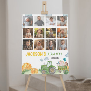 Poster Voyageur Anniversaire Première année Photo Jalon S