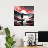 Poster Voyageur au Crépuscule (Bureau à domicile)