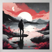 Poster Voyageur au Crépuscule (Devant)