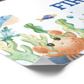 Poster Voyageur d'animaux de mer - Symbole d'anniversaire (Coin)