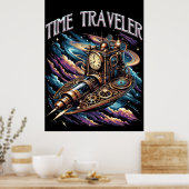 Poster Voyageur de temps - Steampunk Space Adventure (Cuisine)