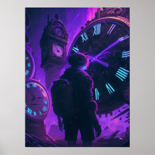 Poster Voyageur d'heure