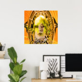 Poster Voyageur d'heure (Bureau à domicile)