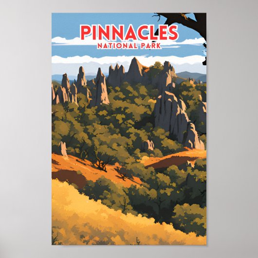 Poster Voyageur du parc national Pinnacles (Devant)