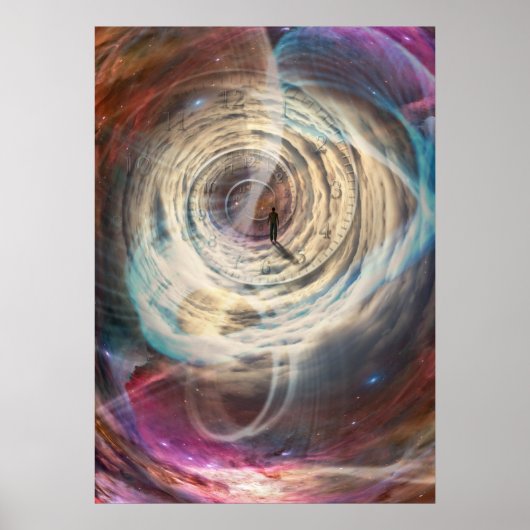 Poster Voyageur en univers (Devant)