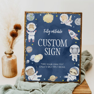 Poster Voyageur Espace extra-atmosphérique Safari - Panne