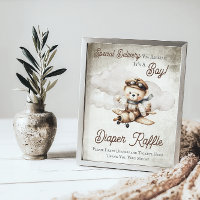 Voyageur Teddy Ours Douche Déchets Signe Raffle