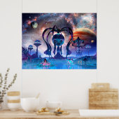 Poster Voyageurs galactiques - par Jurgen Ziewe (Cuisine)