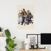 Poster Voyageurs Octopath Traveler® (Bureau à domicile)