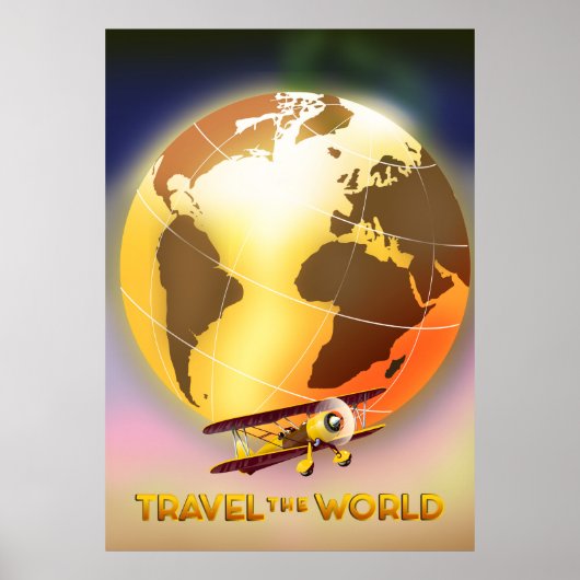Poster Voyagez autour du Monde (Devant)