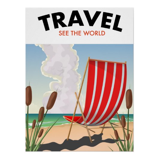 Poster Voyagez, Découvrez le Monde (Devant)