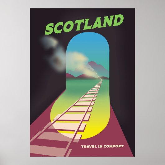 Poster Voyagez en confort Écosse (Devant)