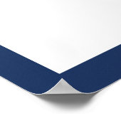 Poster Voyant d'Ancre nautique Mariage Welcome Aboard 32x (Coin)