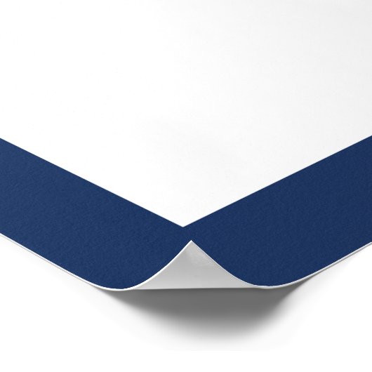 Poster Voyant d'Ancre nautique Mariage Welcome Aboard 32x (Coin)