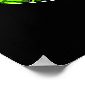 Poster VOYELLE DE LA PAIX Alien Astronaute spatial (Coin)