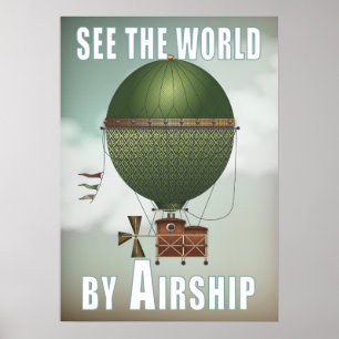 Poster Voyez le voyage de Citronnier Steampunk de