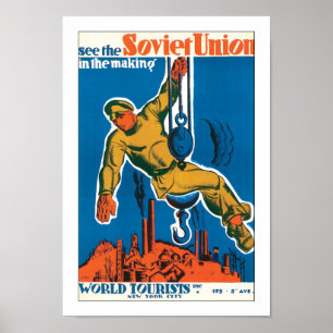 Poster Voyez l'Union Soviétique dans la fabrication