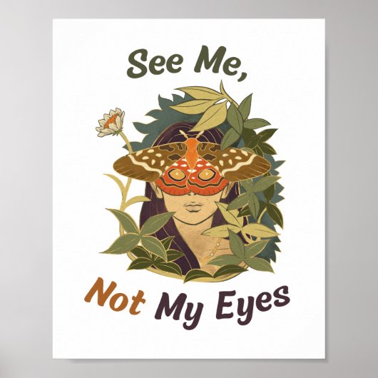 Poster Voyez-moi, pas mes yeux (Devant)