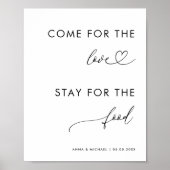 Poster Voyez pour l'amour Séjour pour la nourriture Maria (Devant)