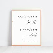 Poster Voyez pour l'amour Séjour pour la nourriture Maria