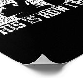 Poster Voyez-vous plus tard Excavator Construction travai (Coin)