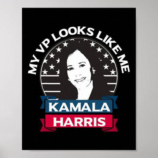 Poster Vp Semble Me Kamala Harris Première Femme Vice Pr (Devant)