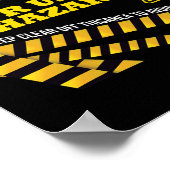 Poster Vr Console Réalité Virtuelle Attention Risque Pc N (Coin)