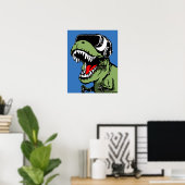 Poster VR T-rex (Bureau à domicile)