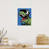 Poster VR T-rex (Cuisine)