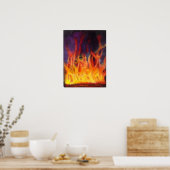 Poster Vrai feu (Cuisine)